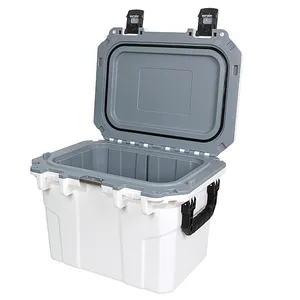 高品质硬冷却器保持冰野营塑料便携式野餐冰柜冷却器箱