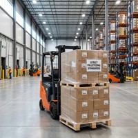 Transit de fret aérien par palette, de la Chine vers les États-Unis, le Canada, le Mexique, l'UE, le Royaume-Uni, DDP porte-à-porte, agent d'expédition de marchandises palettisées