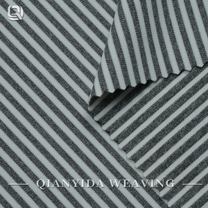 3#16*16 Heather Grey <strong>Striped</strong> Polyester-Spandex <strong>Elastic</strong> <strong>Fabric</strong>-80% Polyester 20% Spandex, Skin-friendlySport Top <strong>Fabric</strong> - Product Image 6