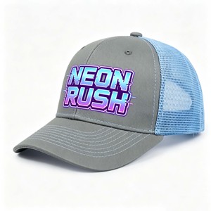 Gorra Trucker Personalizada con Bordado de Llama, Gorras Trucker de Malla Premium, Tela Común Transpirable, Gorra de Béisbol para Hombre - Product Image 3