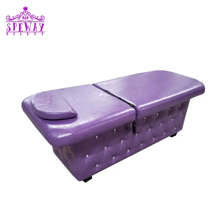 佛山スペウェイ耐久性のあるホット販売紫電気制御サロンマッサージ/美容ベッド