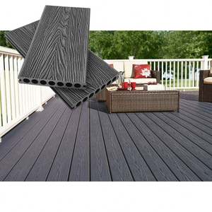 Anti-slip 3d <b>Wood</b> Texture Embossing Wpc Hollow Deck Deep Embossing Composite Decking Board for Pool Deck Flooring or SHENGCHENG - Product Image 1