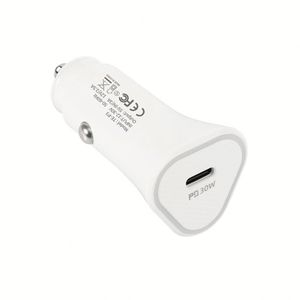 ที่ชาร์จในรถยนต์ 30W ชาร์จเร็ว USB-C 30W PD อะแดปเตอร์ในรถยนต์แบบ Type-C ที่ชาร์จโทรศัพท์มือถือในรถยนต์ - Product Image 1