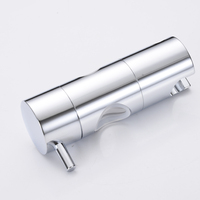Support de fixation réglable pour douchette à main, chromé, en ABS, pour rail de douche moderne