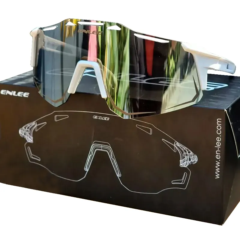 UV400 Kacamata Olahraga Bersepeda, Kacamata Olahraga Luar Ruangan Anti Kabut, Bersepeda, Jalan Gunung