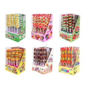 Nouveauté : Bonbons gélifiés Halal en forme de hamburger, saveur fruitée sucrée et acidulée, bonbons mous en forme de burger, sucettes gélifiées - Product Image 4