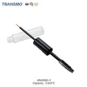 Tubo de Embalaje de Rímel de Doble Extremo Personalizado, Tubo de Rímel y Delineador de Ojos de Plástico Vacío de 3.5ml*2 con Cepillo, Botella con Cepillo para Pestañas - Product Image 3