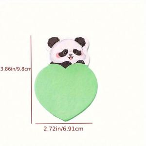 Notas Adhesivas de Alta Calidad con Diseño de Panda Alienígena, Bloc de Notas Multiusos, Papel Adhesivo para Mensajes, Notas Bonitas para la Vuelta al Cole, Oficina - Product Image 2