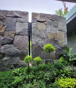 Pietra Naturale a Faccia Spaccata Effetto Fungo per Rivestimento Esterno, Pietra Rustica Impilata per Ville, Giardini ed Edifici Esterni - Product Image 3
