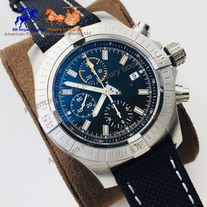 Reloj de Pulsera para Hombre de Calidad 5A, con Doble Zona Horaria, Caja de Acero Inoxidable, Resistente al Agua, con Calendario y Luz, Estilo Breitling - Product Image 4