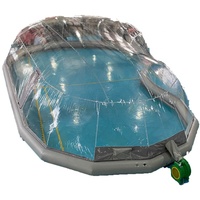 Couverture gonflable étanche en PVC double couche FUNSEED DC pour piscine, taille personnalisée, durable, installation facile
