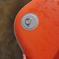 Plateforme de pêche gonflable - Radeau flottant portable avec pont antidérapant pour la pêche en lac et en mer