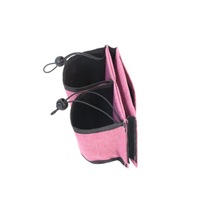 Bolsa de almacenamiento para asa de equipaje, soporte para botella de agua, organizador de vasos de viaje para asas de maleta, rojo rosa, gris, azul, negro - Product Image 3