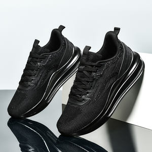 Zapatos Deportivos de Moda para Hombre, Antideslizantes, con Amortiguación de Aire, Color Negro, con Logotipo Personalizado, Novedad 2024 - Product Image 3