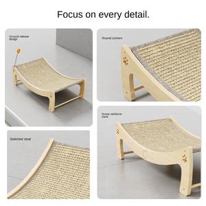 Tiragraffi per Gatti in <span class=keywords><strong>Sisal</strong></span> Resistente all'Usura, Universale per Tutte le Stagioni, Grande, Reclinabile, Antigraffio, Adorabile - Product Image 4