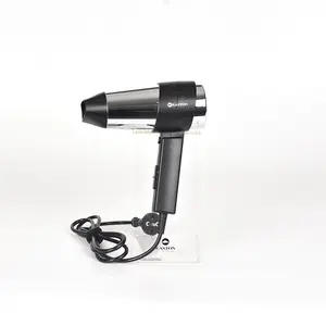 Competitive price 1600W safety switch sliver and black hair dryer for hotel