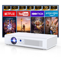 Fournisseur de mini-projecteurs en gros, refroidissement entièrement en cuivre, haut-parleur HiFi 2*5W, rapport 1.2:1, projecteur portable commercial et domestique, vente en gros B2B