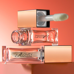 Kem che khuyết điểm <span class=keywords><strong>Lipgloss</strong></span> Ống PETG Lip Gloss ống, lớn Wand vuông chai cho Lip Gloss 7ml lớn <span class=keywords><strong>Applicator</strong></span> <span class=keywords><strong>Lipgloss</strong></span> Ống - Product Image 5