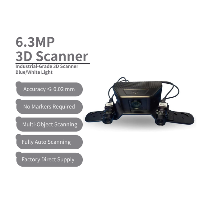 High Precision 3D Scanner for Jewelry Small Objects Micro 3D Scanner for Reverse Engineering and Modeling