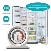 Compteur de four haute température bimétallique en acier inoxydable d'usine cuisine personnalisable cuisson des aliments viande Pizza thermomètre OEM ODM