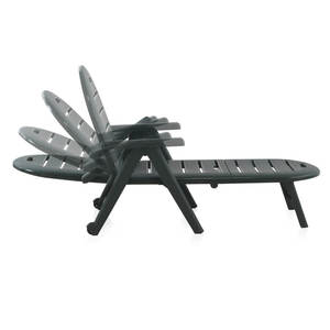 Lettino Prendisole Regolabile Caiman, Design Ergonomico e Resistente all'Acqua - Marrone - Product Image 1