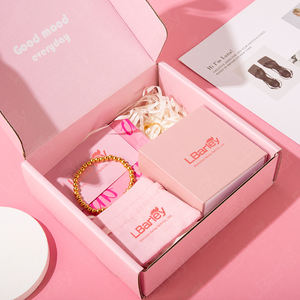 Лидер продаж, OEM, бумажное ожерелье, браслет, подарочное ювелирное ожерелье, кольцо, серьги, коробка для упаковки ящиков - Product Image 1