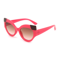 Twooo T1131 coloré mignon décoration lunettes de soleil oeil de chat femmes lunettes de soleil