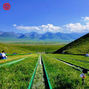 Attraente Scivolo Multiplo per Bambini e Adulti, Scivolo su Pista Erbosa, Scivolo Estremo, Attrezzatura per Parco Divertimenti Familiare Senza Motore - Product Image 4