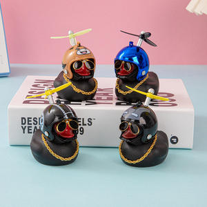 Accessoires pour motos, décoration créative pour moto/véhicule électrique, petit canard noir pour vélos - Product Image 4