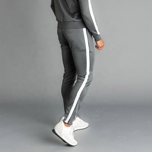 Clothing Manufacturer Blank <strong>Slim</strong> <strong>Fit</strong> Sweatpants Casual French Terry Track Pants <strong>Black</strong> Stripe String Winter <strong>Joggers</strong> - Product Image 6