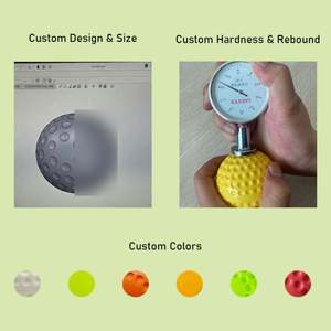 Pelotas de Práctica para Máquina de Lanzamiento de 9 Pulgadas, Extra Duras, Amarillas con Hoyuelos, para Entrenamiento de Cricket - Product Image 6