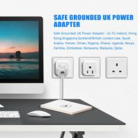 Adaptateur de voyage UK de type B à type G, adaptateur US vers UK, adaptateur de voyage Irlande, Dubaï, CE, RoHS - Adaptateur de prise HK