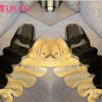 Pelucas de Cabello Humano Virgen Brasileño de 30 Pulgadas, Ondulado, con Encaje Frontal HD 13x4, Pelucas de Cabello Humano de Grado 12A sin Pegamento