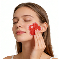 HANERSHI Compresse froide en gel souple en forme de fleur, très vendue, pour soulager la douleur, le stress et les maux de tête (chaud/froid)