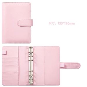 Wholesale Loose Leaf Pu Leather 6 <b>Ring</b> Planner 100 Envelope Savings Challenge A6 Budget <b>Binder</b> - Product Image 5