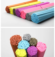 Bâtonnets diffuseurs de parfum en fibres colorées Lovsens, longue durée, sans flamme, pour diffuseur d'arômes