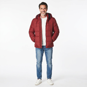 Meilleure vente de doudounes d'hiver grande taille pour hommes fermeture à glissière service OEM vestes doudounes pour hommes coquille en cachemire logo personnalisable - Product Image 1