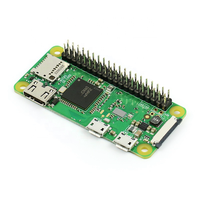 Carte de développement Raspberry Pi Zero, processeur 1 GHz, 512 Mo de RAM, 1080p HD, système d'exploitation Linux, 2 W