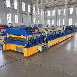 최고의 공장 아연 도금 강철 루핑 시트 프레스 기계 유약 타일 만들기 기계 - Product Image 2