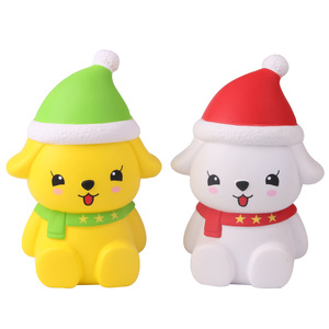 PU Foam Fidget Toys Christmas Dog <b>Squishy</b> Slow Rebound For Kids 2 4 Years Unisex - Product Image 1
