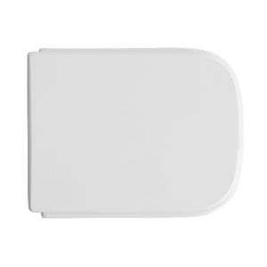 Asiento de Inodoro para Azzurra Iris Forma 8, Color Blanco, 50.5 cm de Largo, 37.5 cm de Ancho - Product Image 1