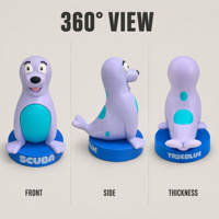 Boîte Surprise Personnalisée Animaux Figurines PVC Silicone Boîte Mystère Décoration de Bureau Accessoires Décoratifs Bibelots