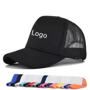 Casquettes de camionneur en maille à 5 panneaux pour hommes, de haute qualité, personnalisables avec votre propre logo brodé en 3D, design classique, vente en gros - Product Image 1