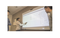 Tableau blanc interactif Gloview avec capteur laser portable, tactile par le doigt, tableau blanc interactif intelligent, 40-100 pouces