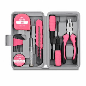Multifunctional Household Hardware <b>Tools</b> Pliers Tape Measure Hammer Home Repair Manual Toolbox Combination - Product Image 1