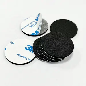 3Mm Dik Zwart Rond Eva Foam Beschermende Pad Anti-Kras Anti-Shock Enkelzijdige Rubber Siliconen Pakking Sticker
