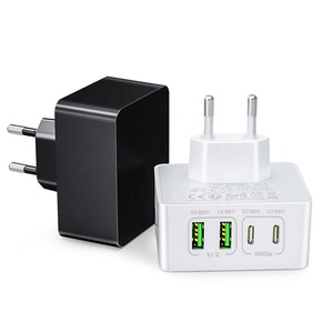 Amazon của bán chạy nhất 4 trong 1 nhanh chóng sạc điện thoại EU cắm 2USB & 2 Loại C nhanh chóng sạc cho Iphone <span class=keywords><strong>Android</strong></span> Sạc Adapter - Product Image 4