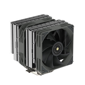 Enfriador de CPU COOLLEO B60T V2, radiador, tubo de calor, refrigeración por aire, PWM, patrón de Metal blanco y negro para caja de ordenador, Enfriador de ventilador de <span class=keywords><strong>PC</strong></span> - Product Image 1