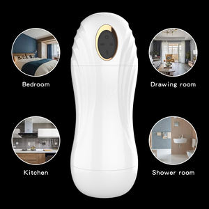 Mannen Masturbators Penis Stimulatie Vliegtuig Cup Tpe Seksspeeltjesdoos Met Strak Omwikkelde Zuigfunctie En Vibratie - Product Image 3