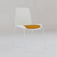 Chaise de bureau empilable au design moderne pour les visiteurs Chaise de réunion de luxe en métal
